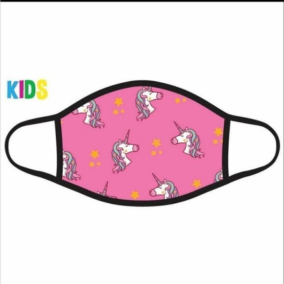 SALE Kids Unicorn Facemask - Picture 1 of 2